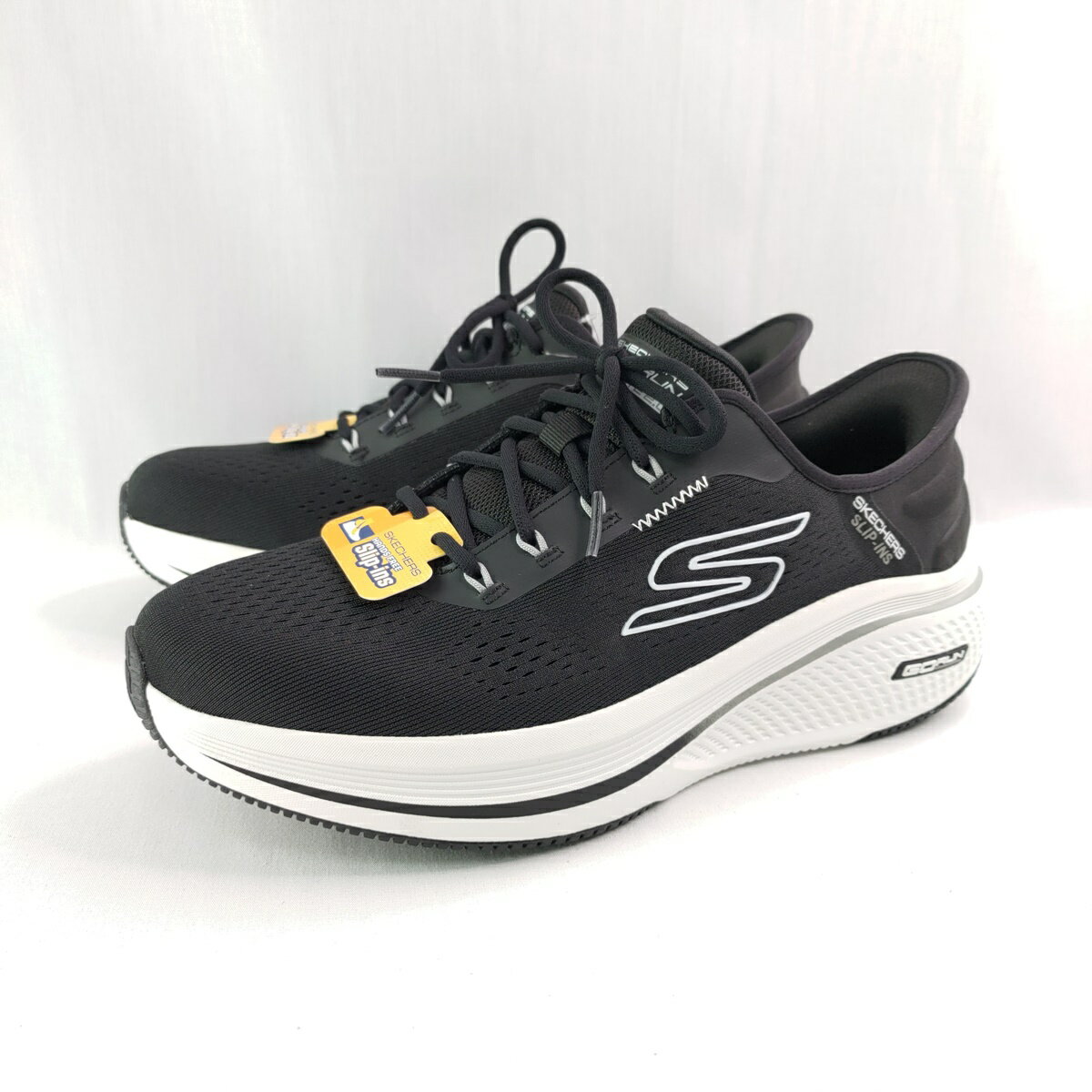 Skechers 220853BKW 男慢跑鞋 GO RUN Elevate 2.0 黑/白【iSport愛運動】
