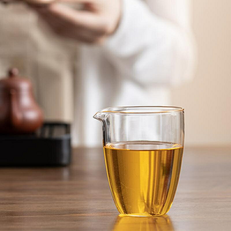茶具 公道杯玻璃加厚耐熱分茶器家用過濾泡茶茶具日式茶海公杯茶漏套裝
