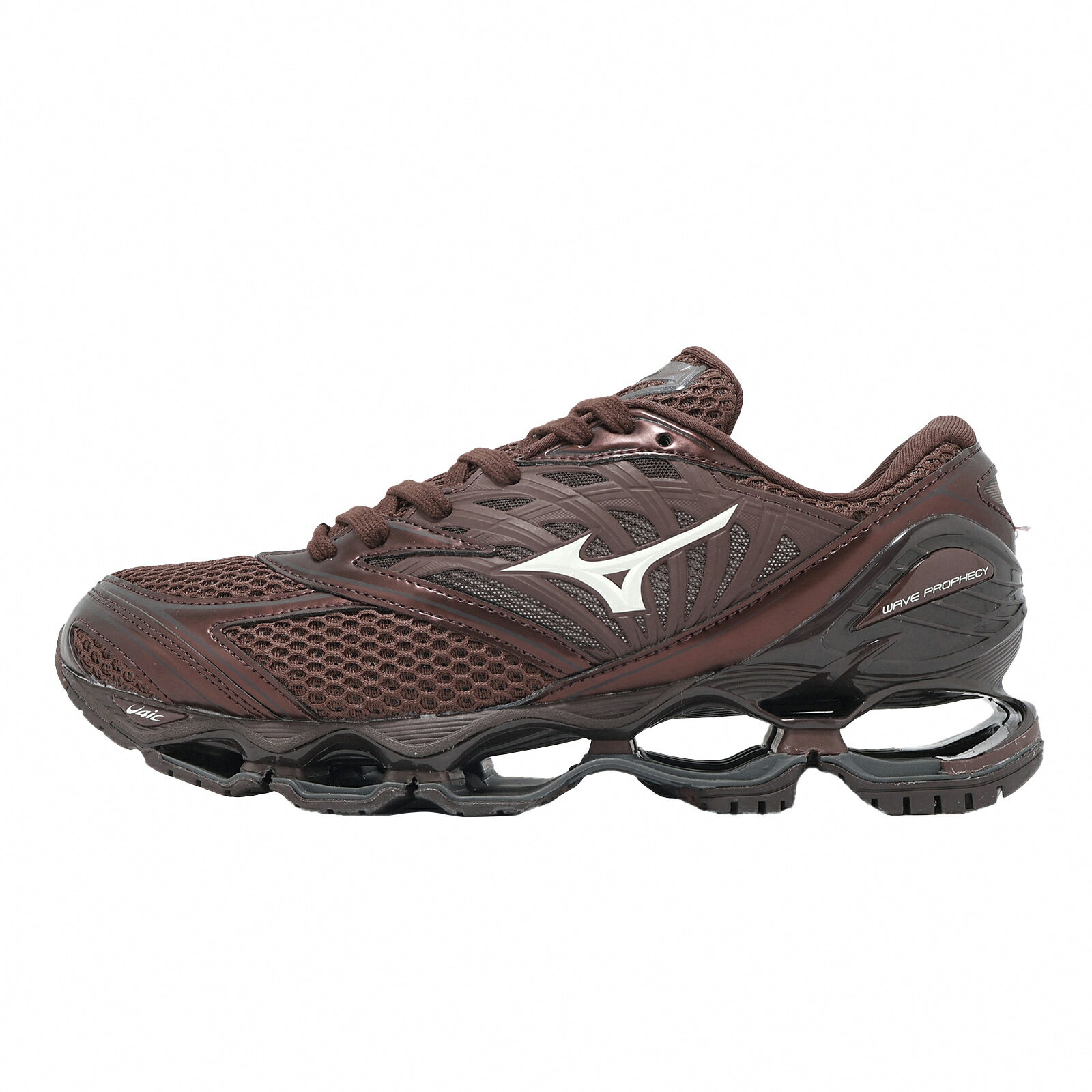 Mizuno 休閒鞋 Wave Prophecy LS 男鞋 棕 白 回彈 運動鞋 美津濃 D1GA2511-05