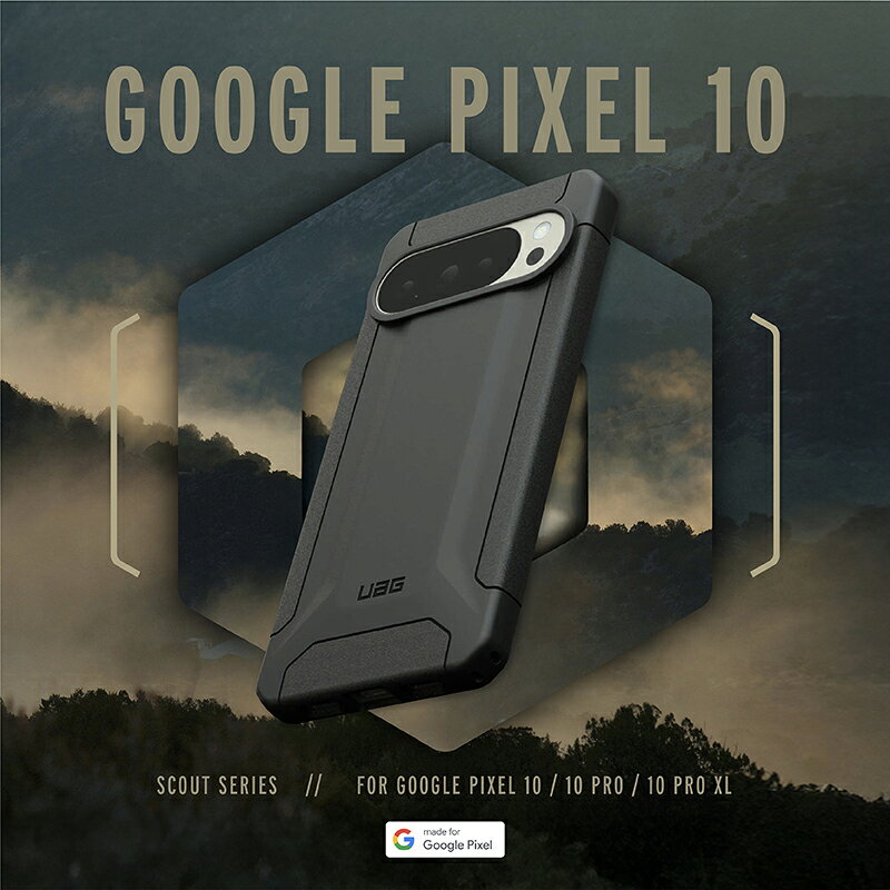UAG Google Pixel 10/10 Pro/10 Pro XL 耐衝擊保護殼-黑