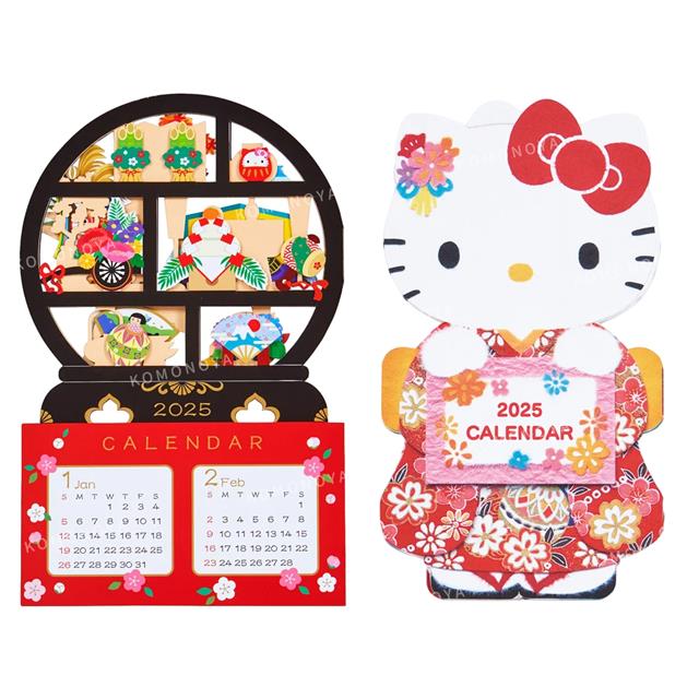 小禮堂 Sanrio 三麗鷗 Hello Kitty 造型年曆卡片 (2025年曆)