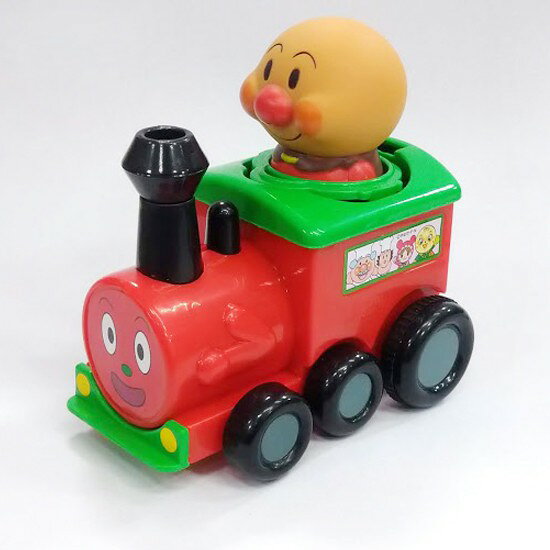 小禮堂 麵包超人 火車頭玩具車 火車 迴力車《紅.大臉》