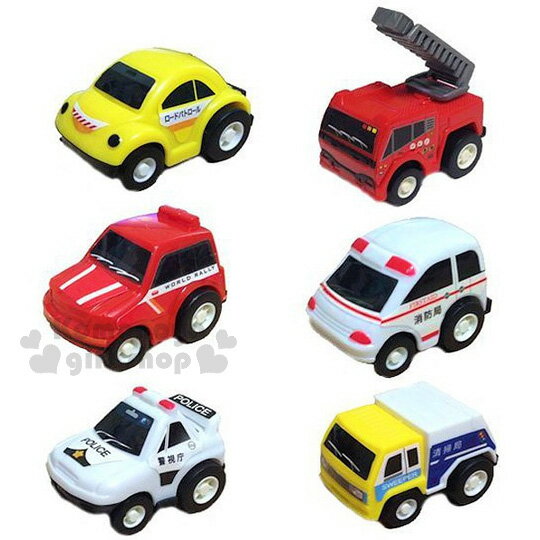 小禮堂 小汽車玩具組《6入.多汽車.泡殼裝》