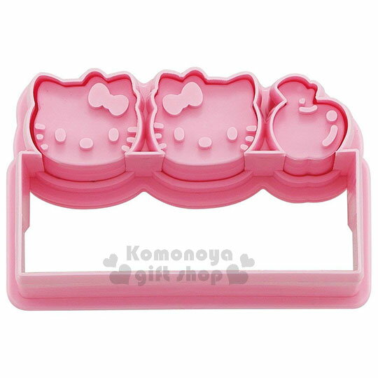 小禮堂 Hello Kitty 日製造型蔬菜壓模《粉.大臉.泡殼》模具.烘焙工具