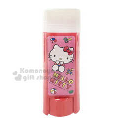 〔小禮堂〕Hello Kitty 方形口紅膠《紅.坐姿.玩具》膠水.黏貼用品.學童文具