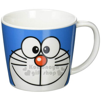小禮堂 哆啦A夢 日製陶瓷馬克杯《藍.大臉》茶杯.咖啡杯.金正陶器 小禮堂 哆啦A夢 日製陶瓷馬克杯《藍.大臉》茶杯.咖啡杯.金正陶器