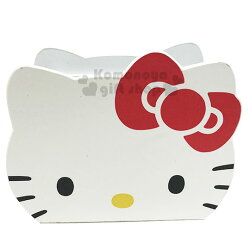 〔小禮堂〕Hello Kitty 造型仿皮木質手機座《紅白》收納盒.收納筒.筆筒