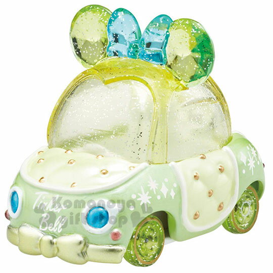小禮堂 迪士尼 Tinker Bell TOMICA小汽車水晶金龜車《綠》珠寶車.公仔.玩具.模型