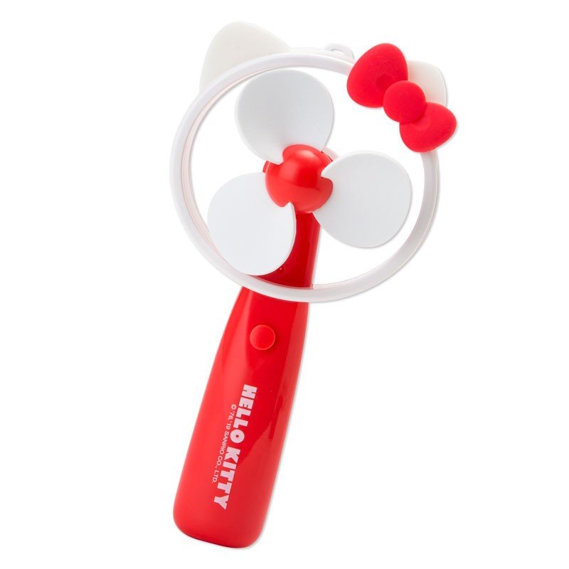 Kitty 軟葉片大臉造型電池式隨身風扇