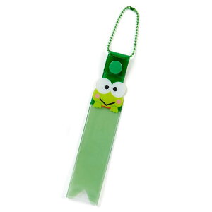 小禮堂 大眼蛙 塑膠演唱會彩帶收納套掛飾《綠》吊飾.鑰匙圈.粉絲收納系列