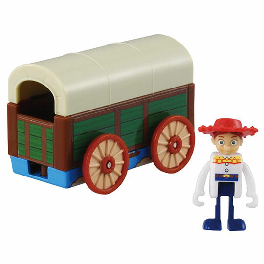 小禮堂 玩具總動員 翠絲 TOMICA安弟的玩具箱公仔模型《黃綠.TS-05》多美小汽車.玩具