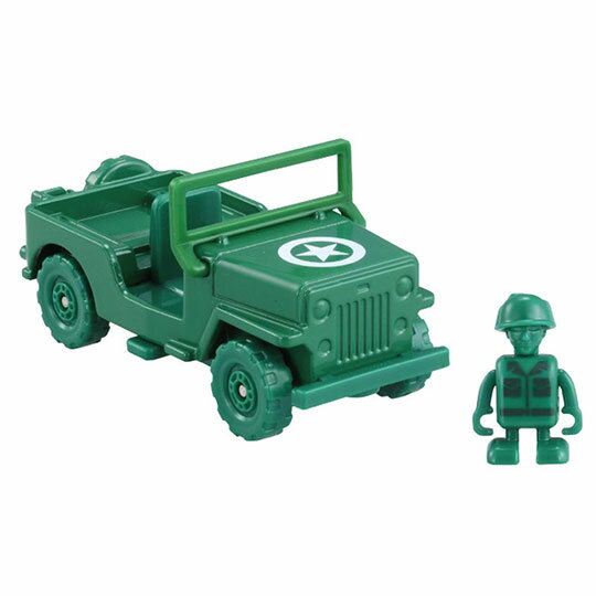 小禮堂 玩具總動員 綠色小士兵 TOMICA軍事車公仔模型《綠.TS-07》多美小汽車.玩具