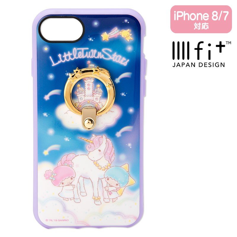 小禮堂 雙子星 llll fit 全包式防摔手機殼 iPhone7/8《紫藍.獨角獸》保護殼.指環架