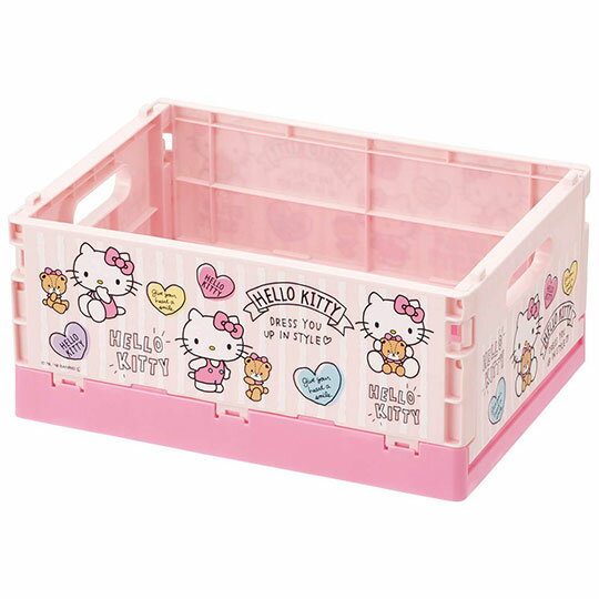 Hello Kitty 塑膠折疊收納箱