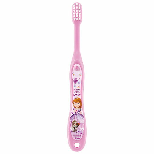 小禮堂 迪士尼 蘇菲亞公主 兒童牙刷《紫白.洋裝》3-5歲適用.學童牙刷.口腔清潔