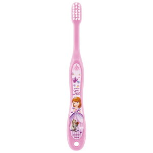 小禮堂 迪士尼 蘇菲亞公主 兒童牙刷《紫白.洋裝》3-5歲適用.學童牙刷.口腔清潔