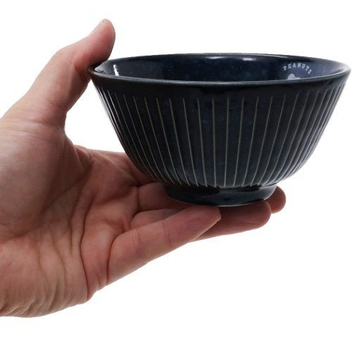 小禮堂史努比日製陶瓷碗《深藍.走路》飯碗.湯碗.金正陶器| 小禮堂 