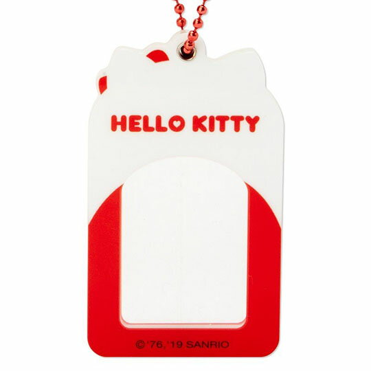 小禮堂 Hello Kitty 造型壓克力相片吊飾《紅白》鑰匙圈.掛飾.演唱會粉絲收納系列 2