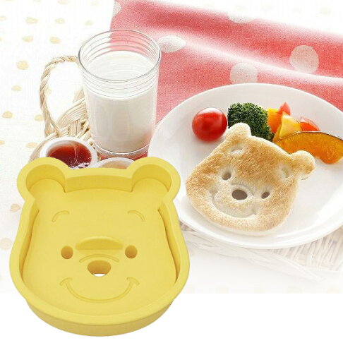 小禮堂迪士尼小熊維尼日製大臉造型吐司壓模餅乾模具三明治壓模 黃 小禮堂 樂天旗艦店 Rakuten樂天市場