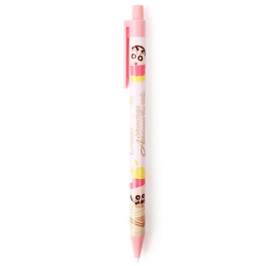小禮堂 蠟筆小新 自動鉛筆 自動筆 0.5mm (粉 餅乾)