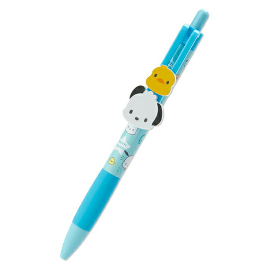 小禮堂 帕恰狗 日製 造型原子筆 自動原子筆 玩偶筆 黑筆 (綠 大臉文具)