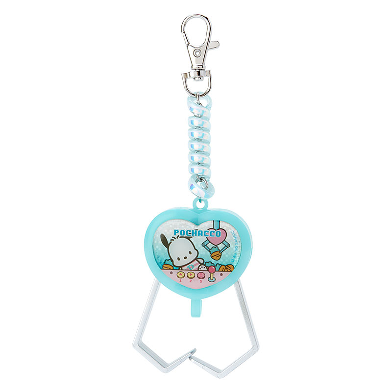 小禮堂 帕恰狗 夾子造型塑膠鑰匙圈 玩具鑰匙圈 玩具吊飾 (綠 遊戲街)