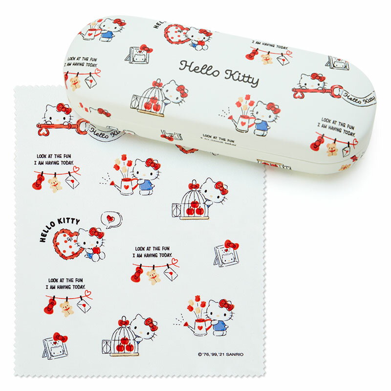小禮堂hello Kitty 皮質硬殼眼鏡盒附眼鏡布皮質收納盒小物盒 米21新生活 小禮堂 樂天旗艦店 Rakuten樂天市場