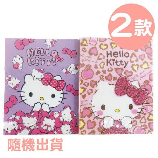 小禮堂 Hello Kitty A4資料本資料夾 20頁資料本 檔案夾 文件夾 (2款隨機)
