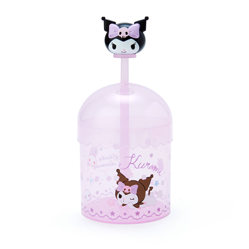 小禮堂 酷洛米 圓形透明洗面乳起泡器 手動起泡器 洗臉幕斯 幕斯瓶 (紫)