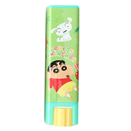 小禮堂 蠟筆小新 方形口紅膠 旋轉口紅膠 膠水 漿糊 黏貼用品 (綠 草地)