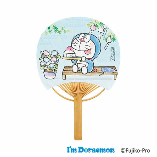 小禮堂 哆啦A夢 竹扇卡片 (挫冰款)