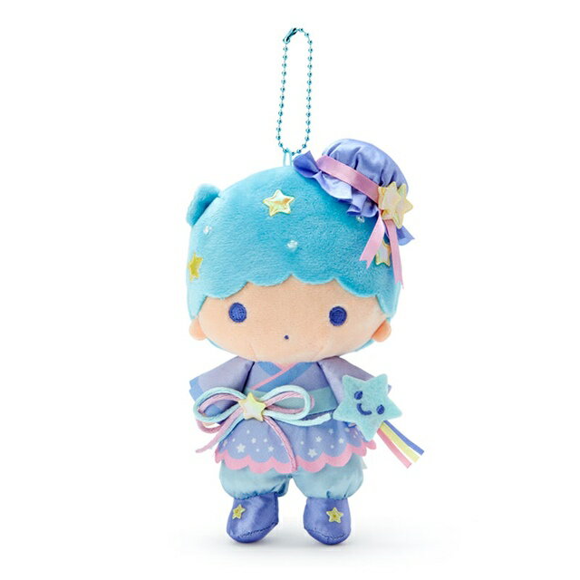 小禮堂 雙子星 KIKI 絨毛吊飾 (星星七夕系列)