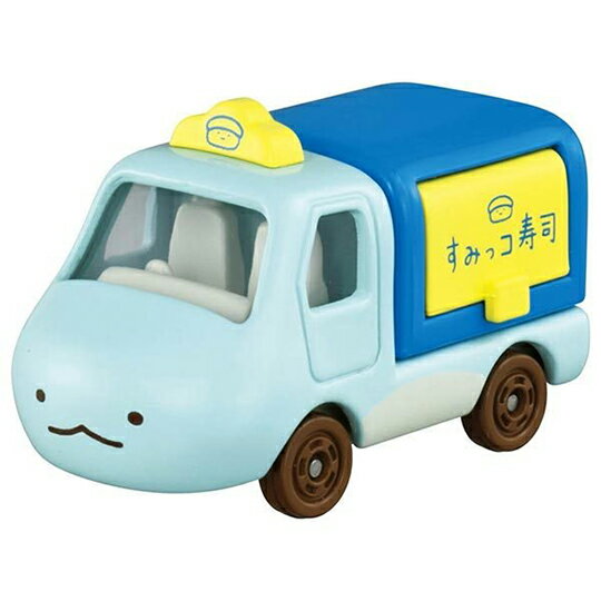 小禮堂 TOMICA多美小汽車 角落生物 造型小貨車 食物攤車 玩具車 模型車 (藍 恐龍)