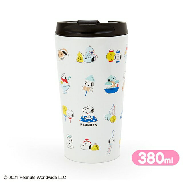 小禮堂 (現+預) 史努比 不鏽鋼隨行杯 380ml (大和風格)