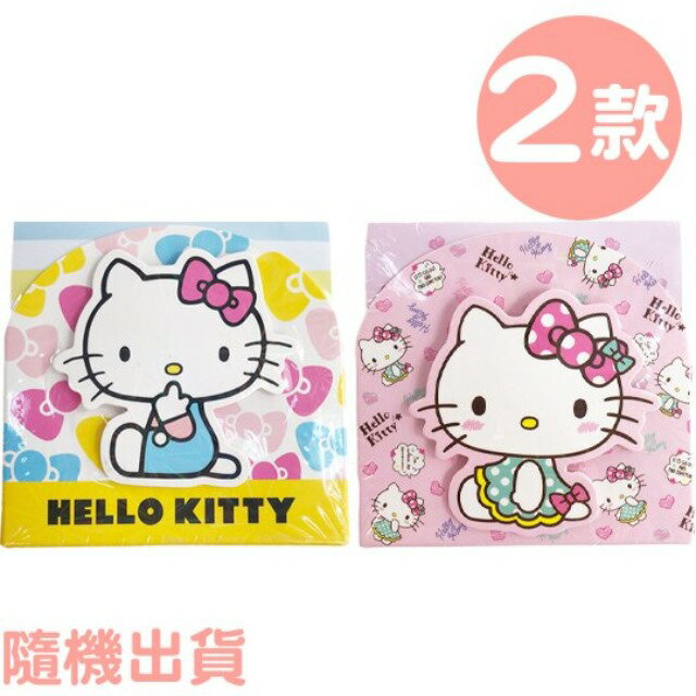 小禮堂 Hello Kitty 便條紙 附盒 (2款隨機)