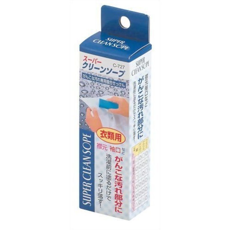小禮堂 不動化學 日本製 衣物專用去汙棒 100g (方形)