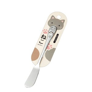 小禮堂 Ehco 日本製 不鏽鋼奶油刀 (銀貓掌款)