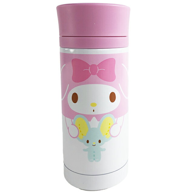 小禮堂 美樂蒂 保溫瓶 350ml (粉全身款)