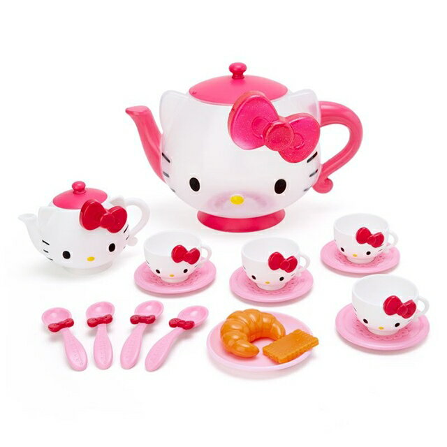 小禮堂 Hello Kitty 下午茶玩具組 (桃大臉款)