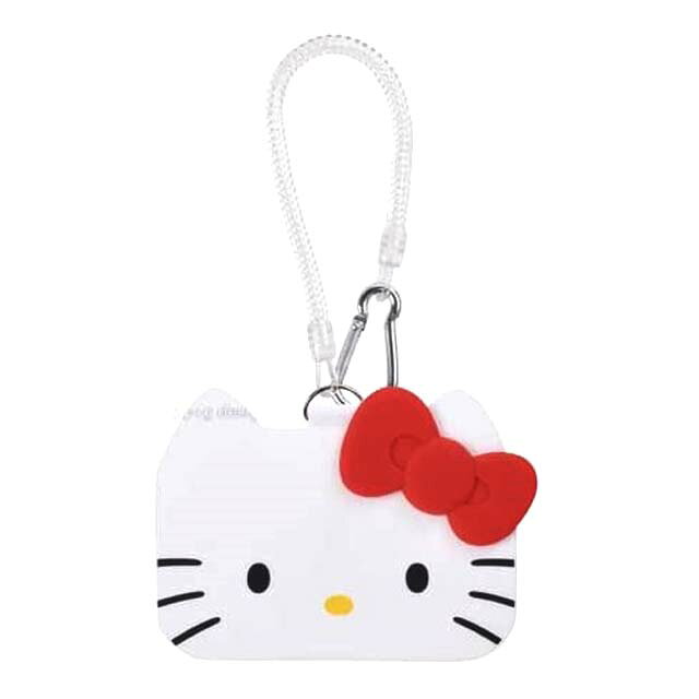 小禮堂 Hello Kitty 矽膠票卡夾 p+g design (紅白款)