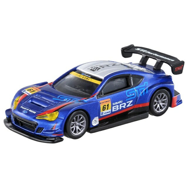 小禮堂 TOMICA多美小汽車 PREMIUM系列 18 SUBARU BRZ R&D跑車 (藍款)
