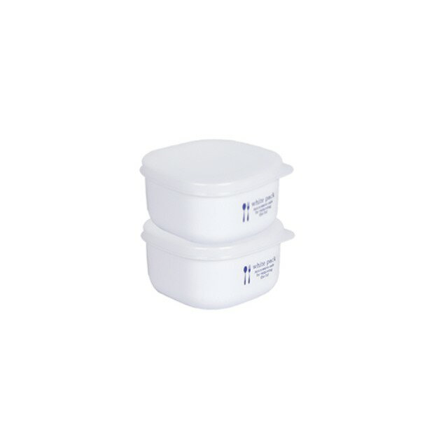 小禮堂 NAKAYA 日本製 迷你微波保鮮盒2入組 190ml (白色款)