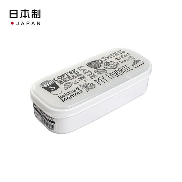 小禮堂 NAKAYA 日本製 微波保鮮盒 S 510ml (白手繪款)