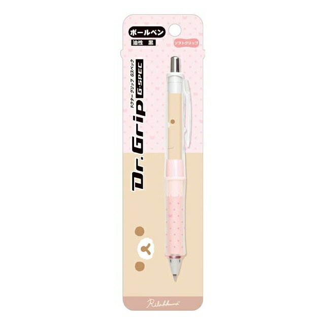 小禮堂 拉拉熊 原子筆 0.5mm Dr.Grip減壓系列 (粉點點款)