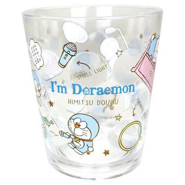 小禮堂 哆啦A夢 無把塑膠杯 (透明道具款)