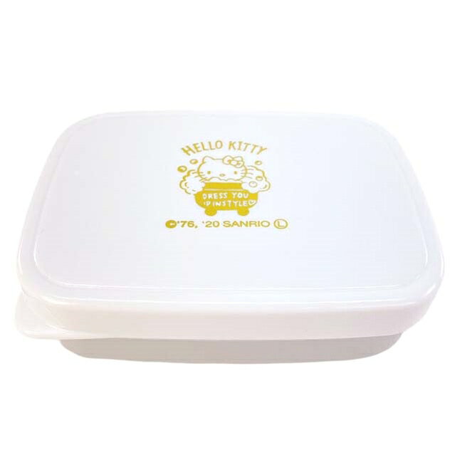 小禮堂 Hello Kitty 塑膠肥皂盒附蓋 (銅板小物)