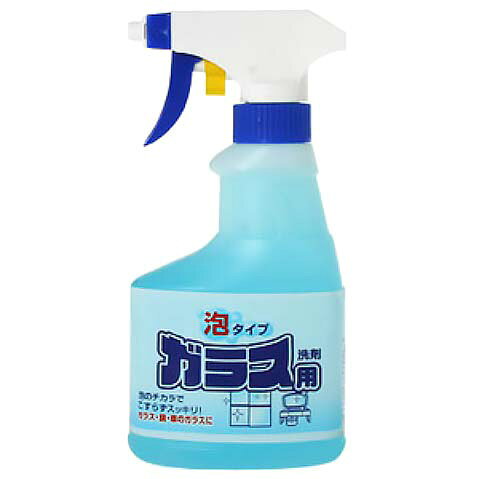 小禮堂 ROCKET 玻璃清潔泡沫式噴霧 400ml (藍款)