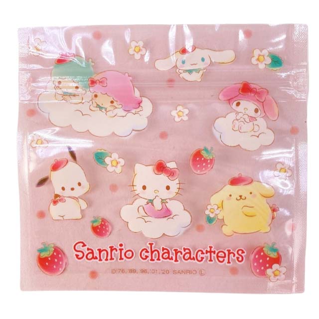 小禮堂 Sanrio大集合 透明夾鏈袋6入組 (銅板小物)
