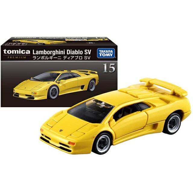 小禮堂 TOMICA 多美小汽車 Lamborghini Diablo SV (TP15黃款)