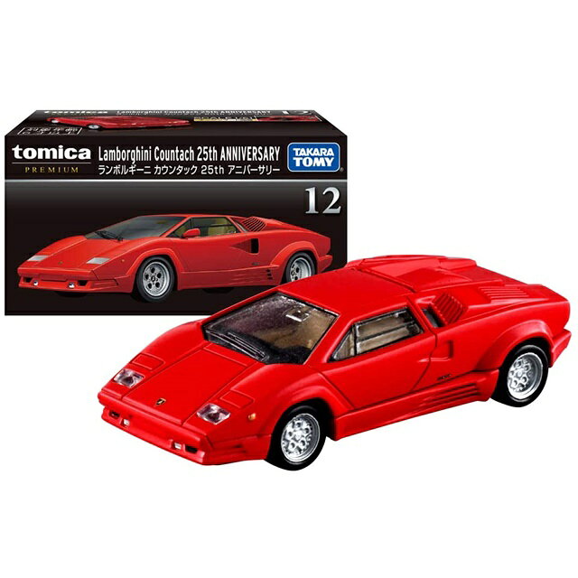 小禮堂 TOMICA 多美小汽車 Lamborghini Countach (25週年紅款)